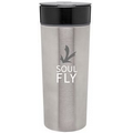 16 Oz. H2Go Fuse Tumbler - Stainless/Storm Gray